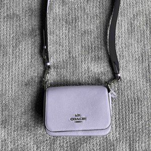 Coach Lilac Jes Small Leather Crossbody Bag